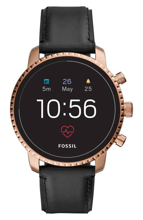 fossil smartwatch q explorist rosado